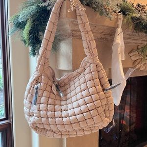 FP free people movement quilted carryall off white NWT